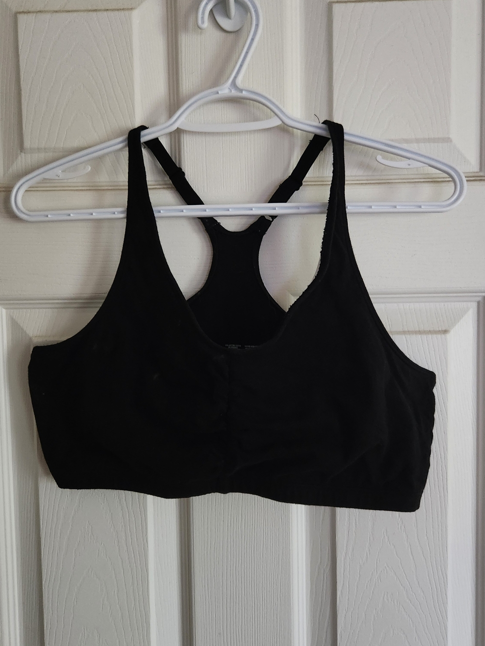 Black Racerback Sports Bra - Size 42